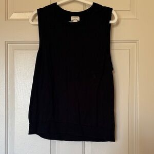 J. Crew Women's Classic Black Muscle Tee